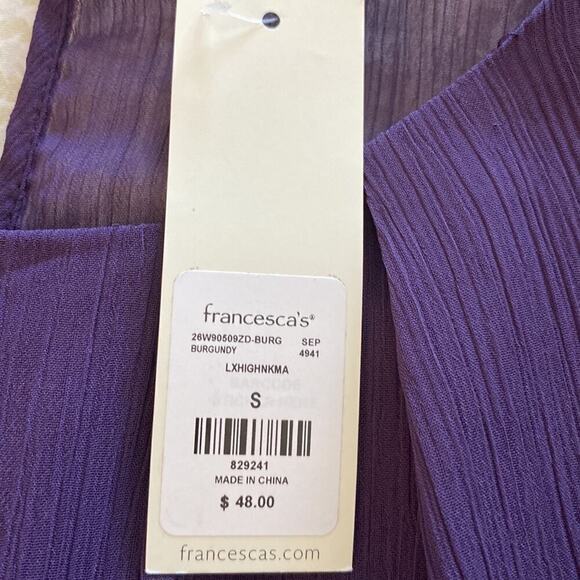 Francesca’s NWT Dress dusty purple long sleeve by My Ami New Adorable Small
C - Picture 12 of 15